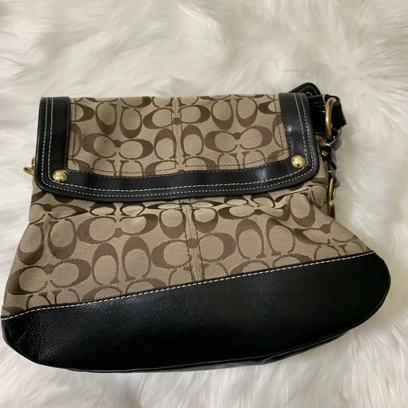 Authentic Coach Brown Women Boho Purse + Wallet - Picture 6 of 8
